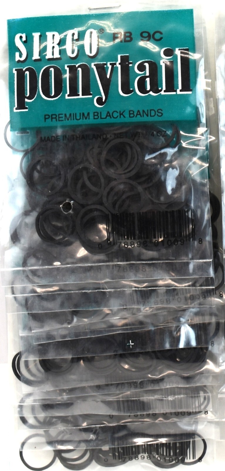 450 Pcs Small Black Elastic Hair Ties Ponytail Dreadlocks Braids Rubber Bands