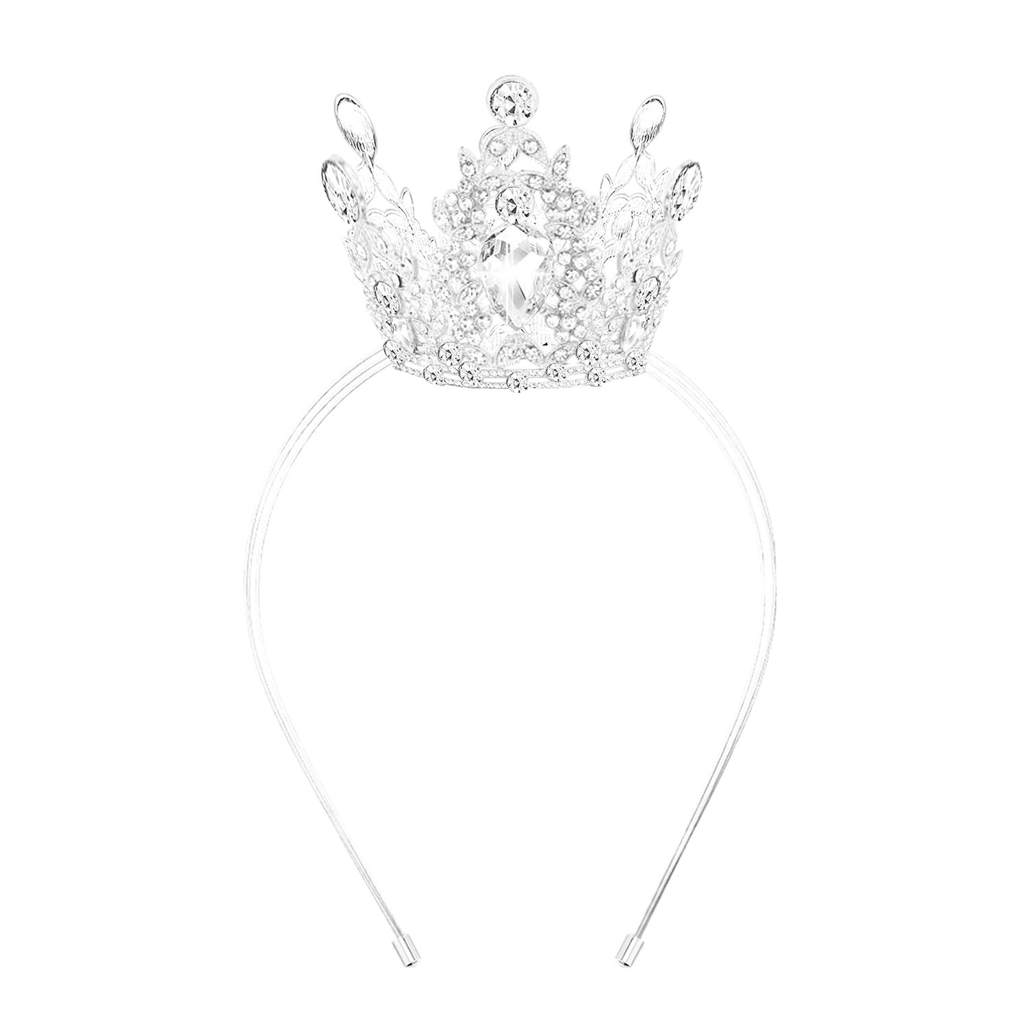 Silver Crystal Tiara Headband, Crowns for Women, Princess Girls Tiaras, Royal…