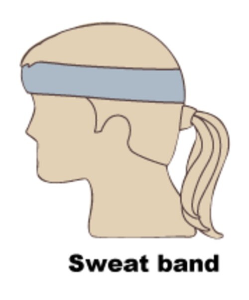 Ganz Summer Colors Bandeau Headband Mask Wear 6 Ways “Brights” Green Orange Pink