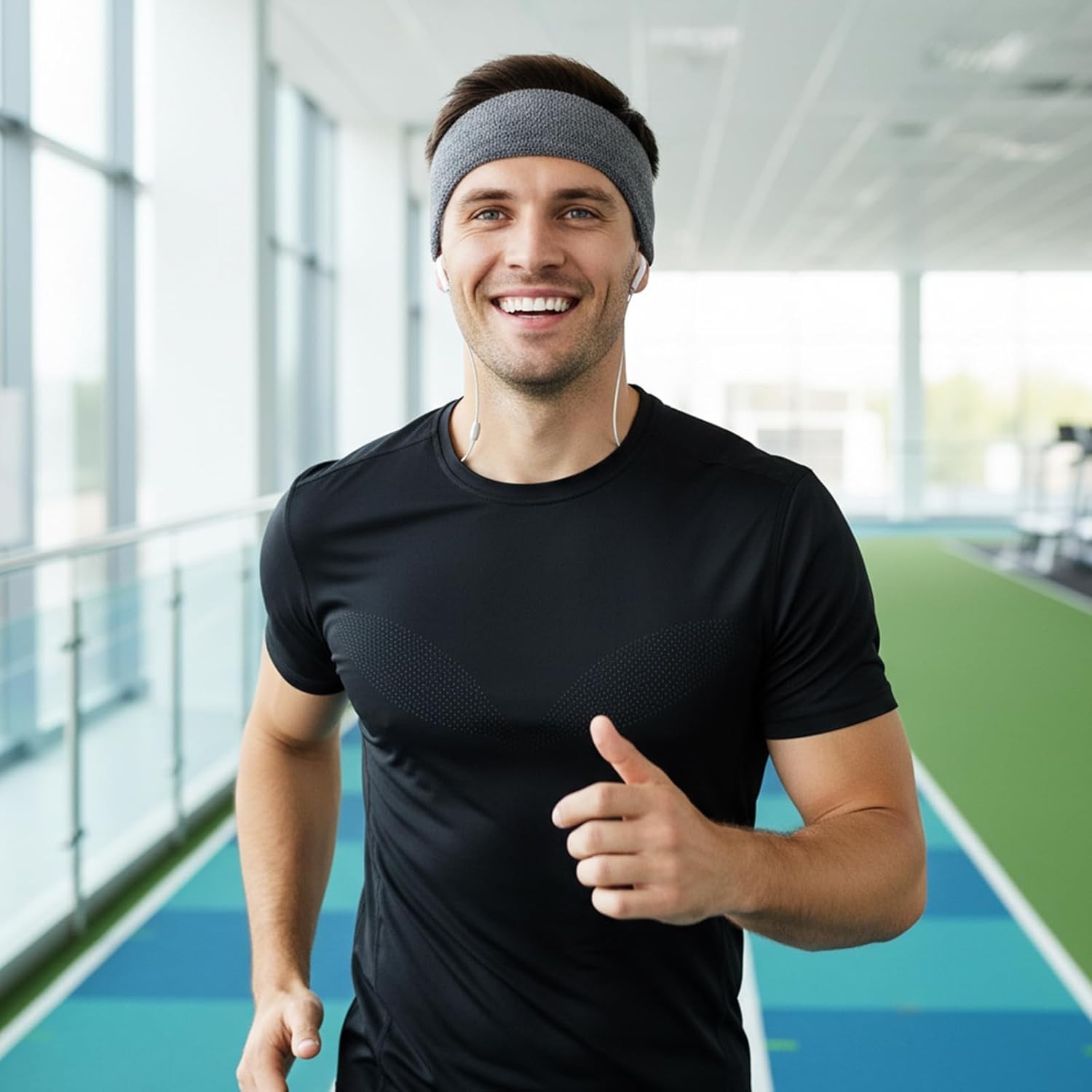 6pack Sports Headband Yoga Gym Sweatband Women Men Hair Bands Same Day Shipping
