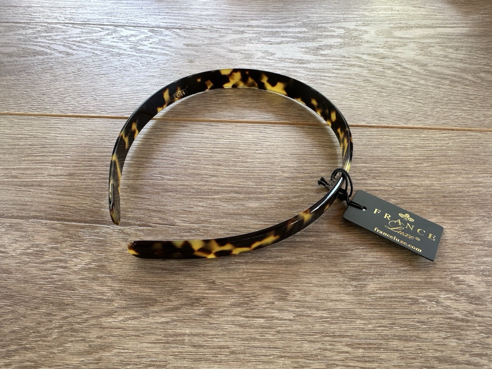 L. Erickson France Luxe Tokyo Tortoise Shell Headband New