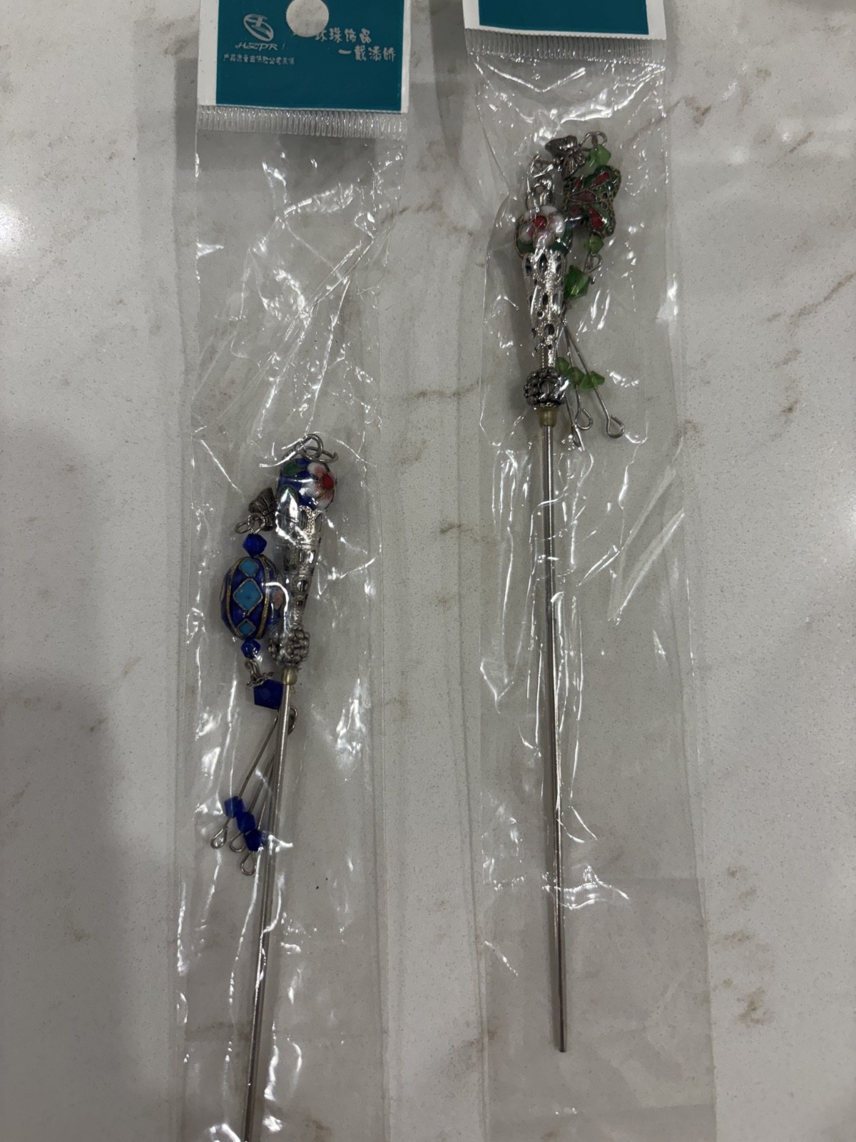 NEW Retro Chinese Hairpin Cloisonne Hanfu Hair Styling Accessory Hair from China
