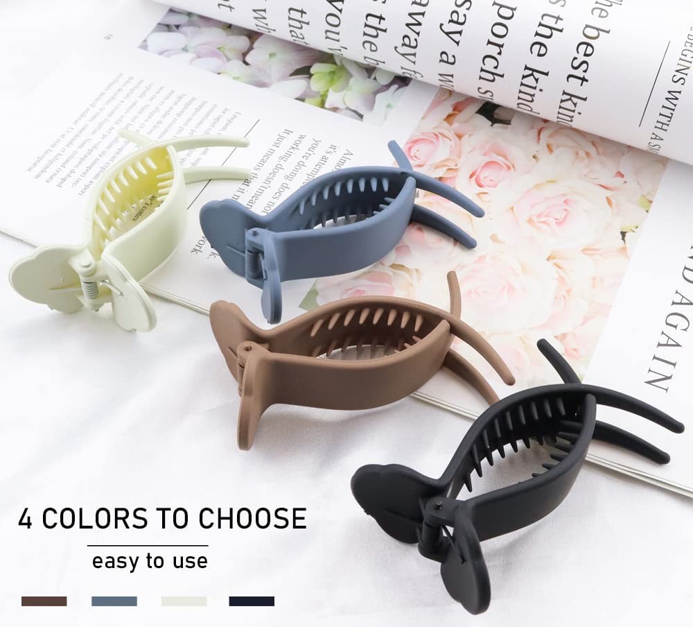 NAIHOD 4 Pack Hair Braiding Tool, Fashion 4 Count (Pack of 1), Gray,Brown