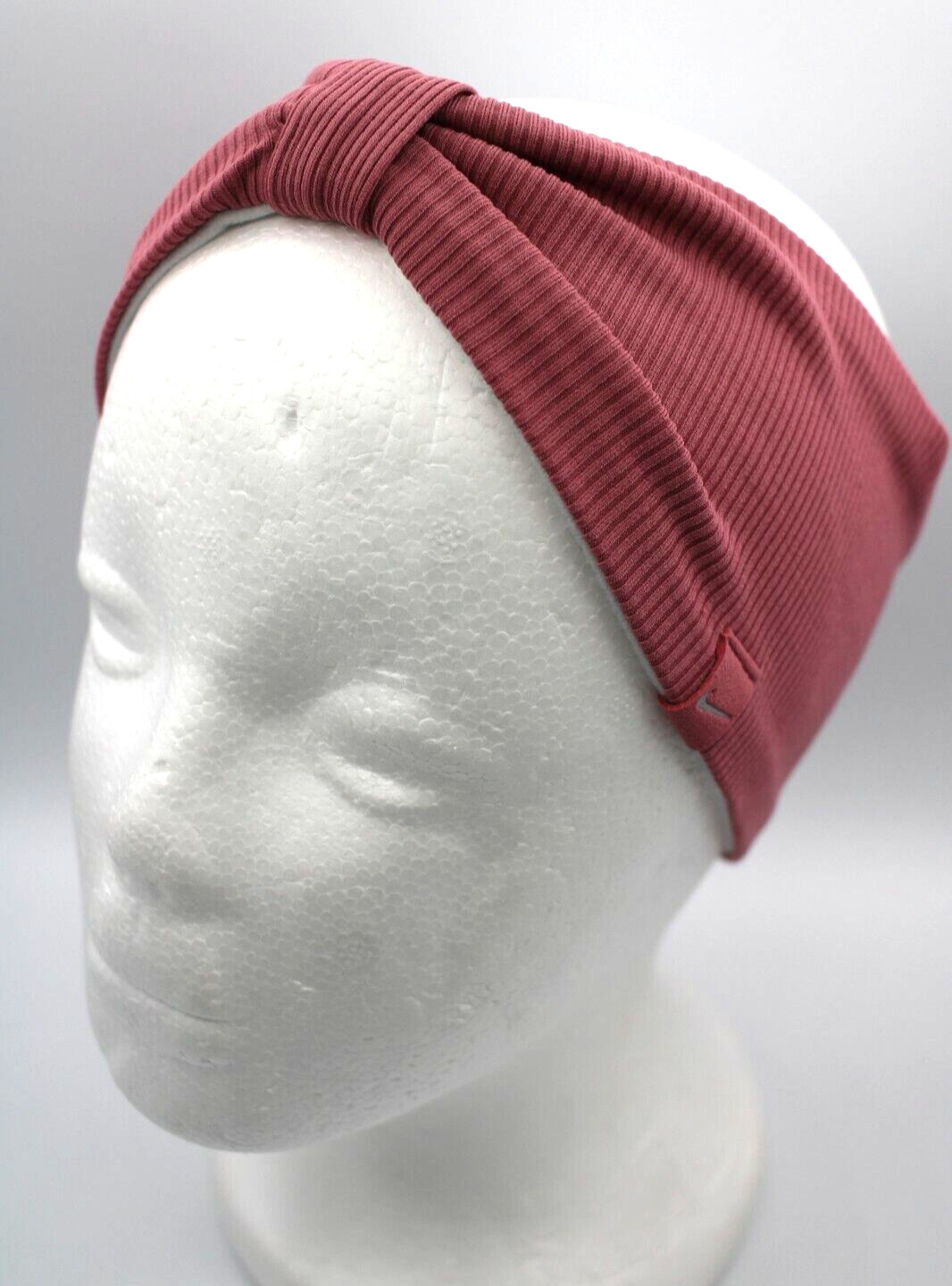 Nike Rib Knot Bow Headband Desert Berry/Vast Grey/Silver OSFM Women’s