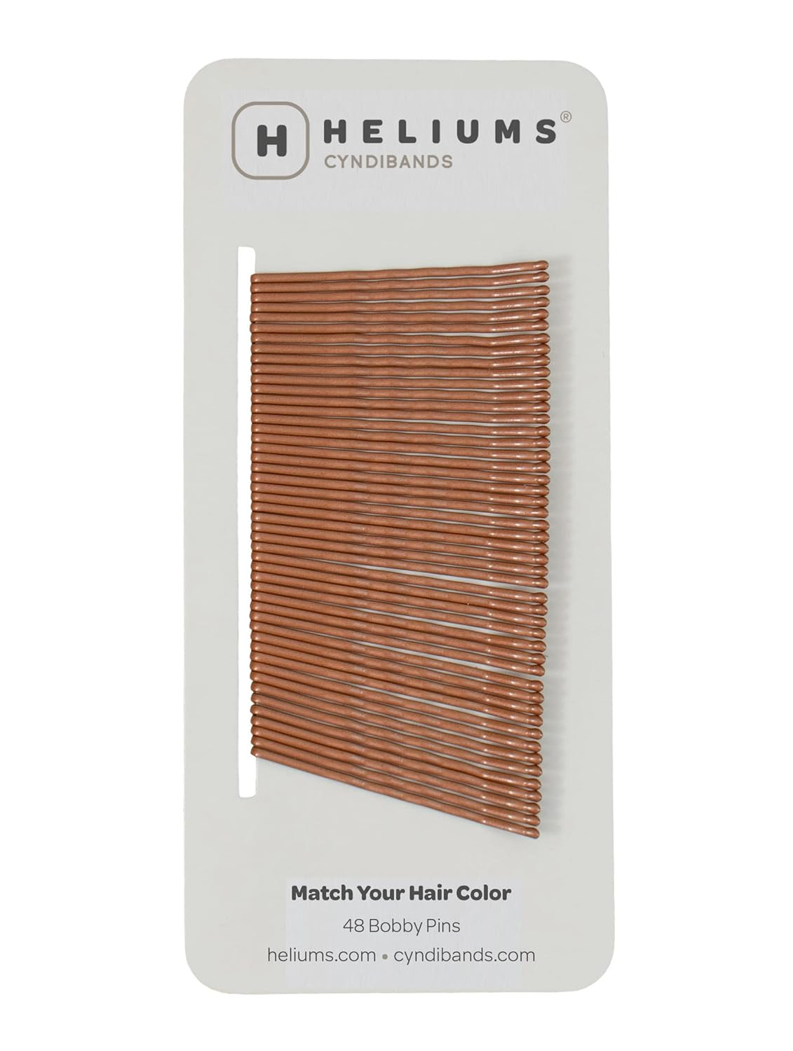 Bobby Pins – Metallic Matte Gray – 2 Inch Wavy Hair Pins, Color Matched for Grey