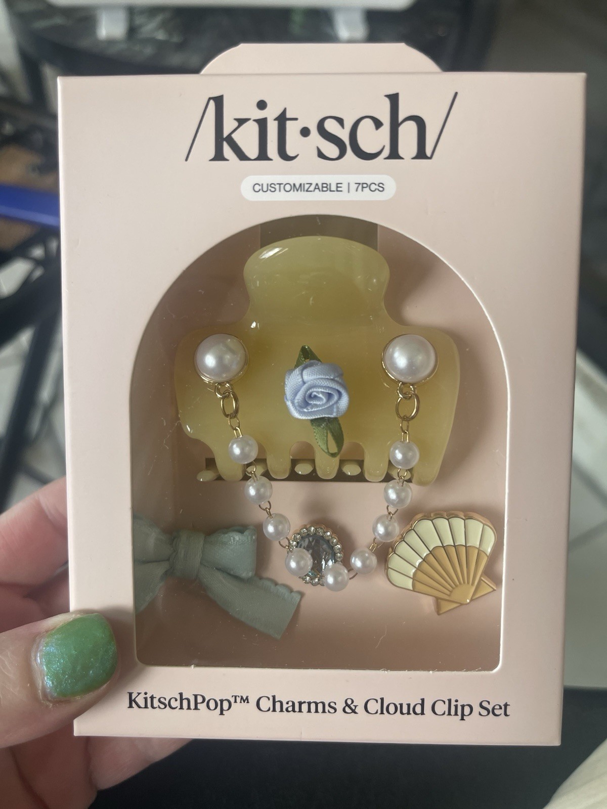 Kitchpop Charms & Cloud Clip Set , Hair Clip With Charms Detachable
