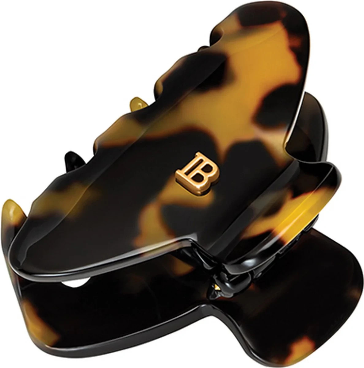 New Balmain Cellulose Acetate Pince à cheveux Small Tortoise Shell