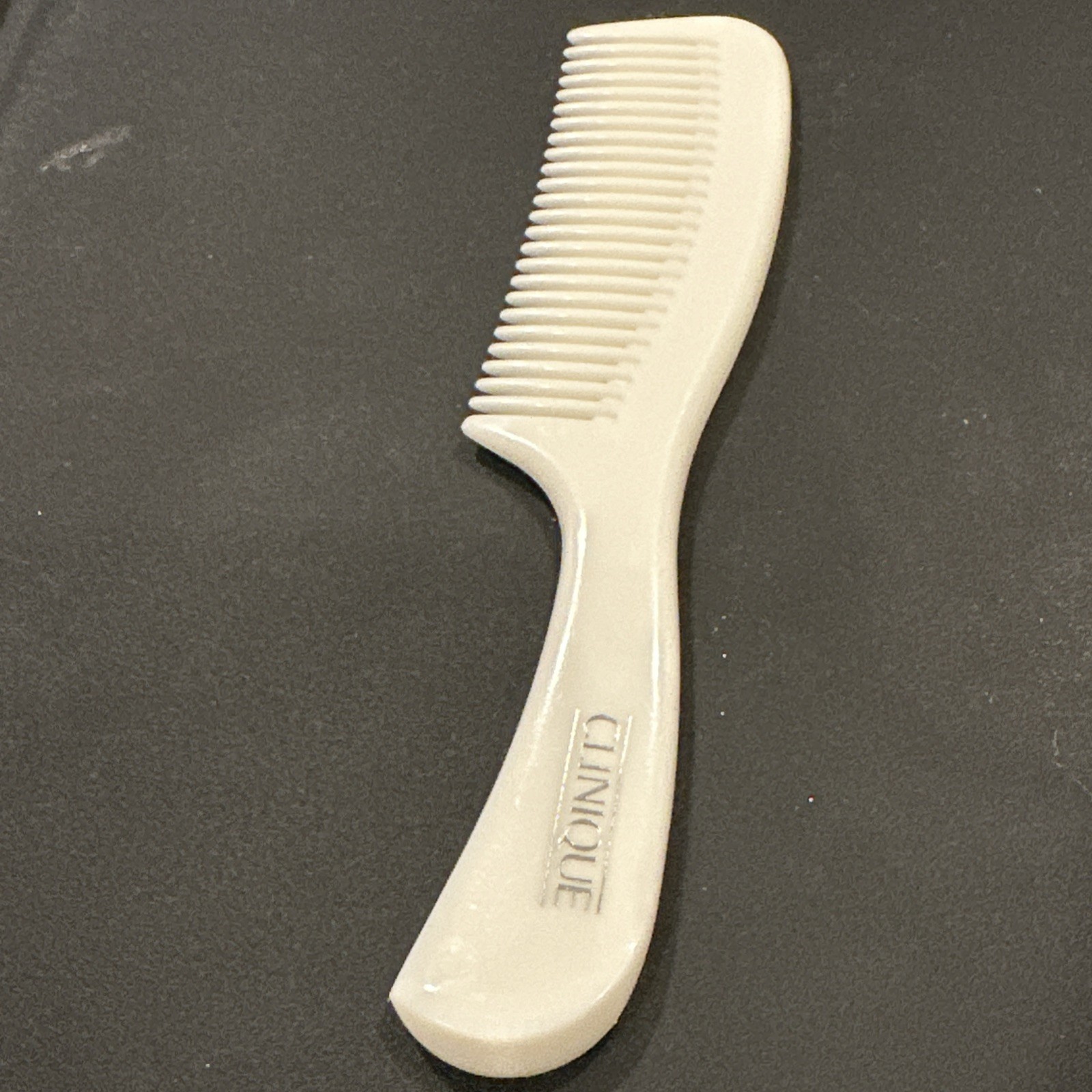 (3) Vintage Lot Clinique White Combs Hair Silver Letters Full Mid Size Travel
