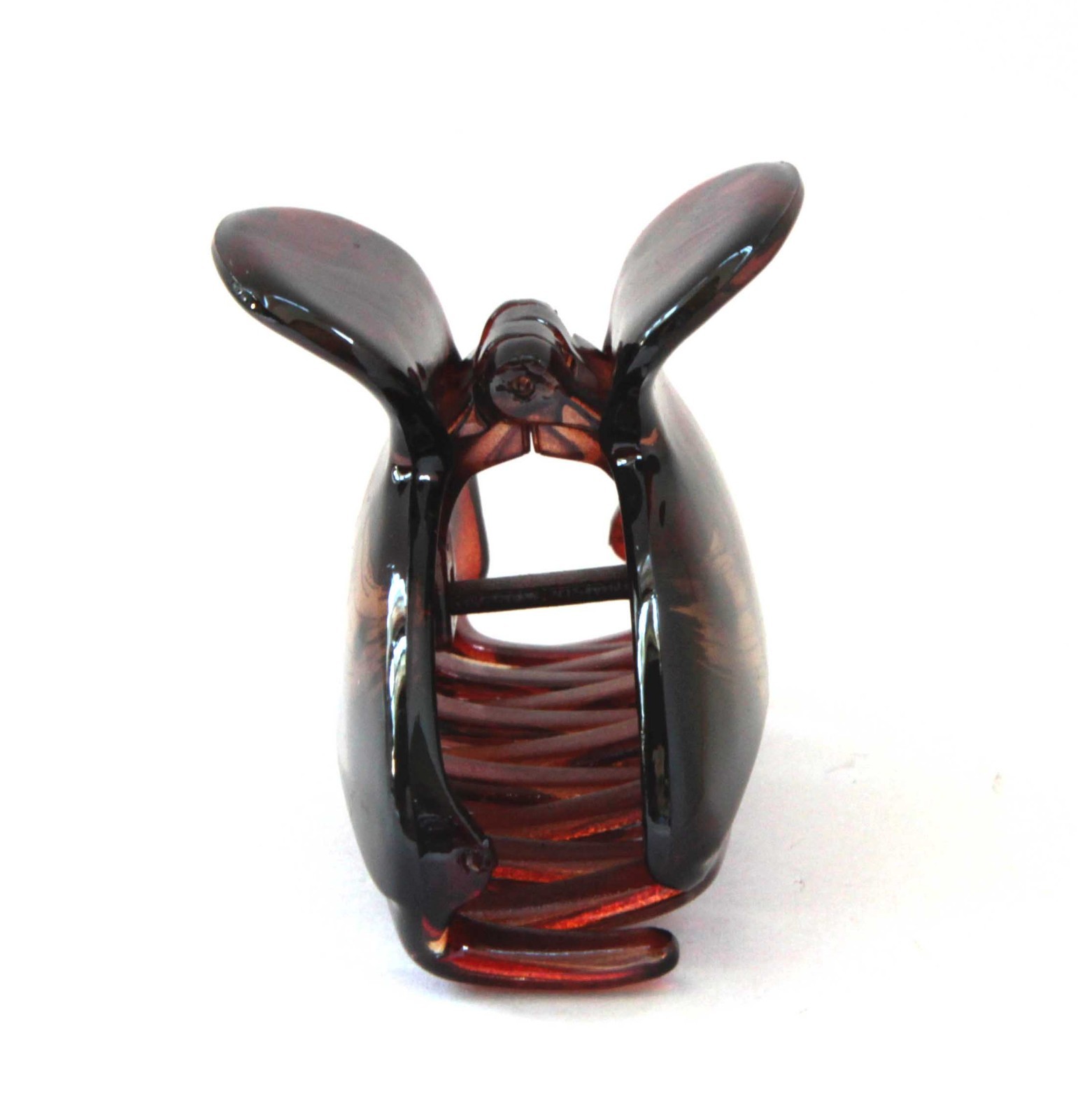 Belle Le Paris French Brown Shinny Hair Claw 3 Inch Tortoise Shell Clip C7
