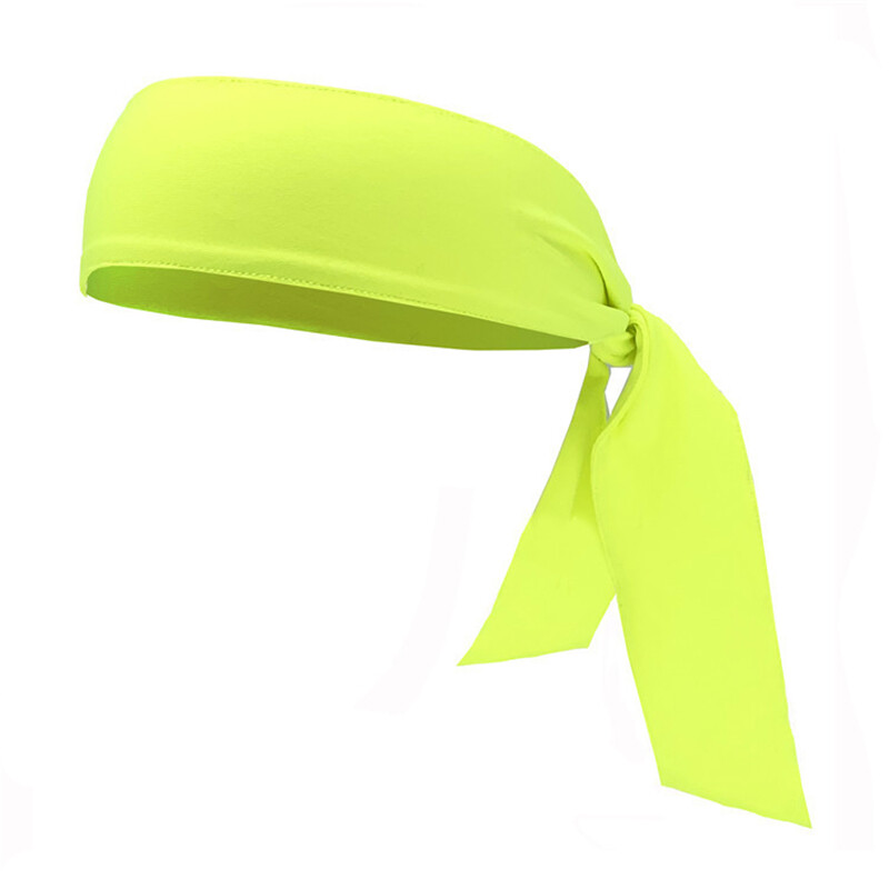 Head Tie Sports Headband Running Tennis Karate Fitness Stretch Sweatband