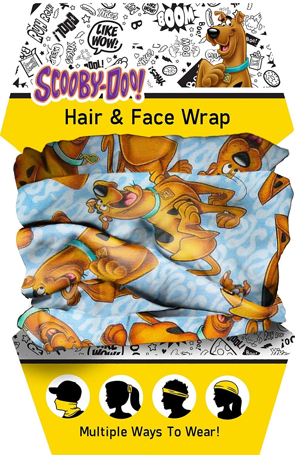 Spoontiques Hair and Face Wraps – Bandana – Headband – Scarf Scooby Doo