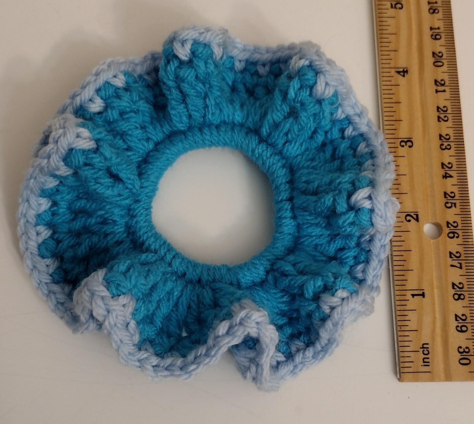Hair Scrunchie Accessory Handmade Crochet, Various Colors