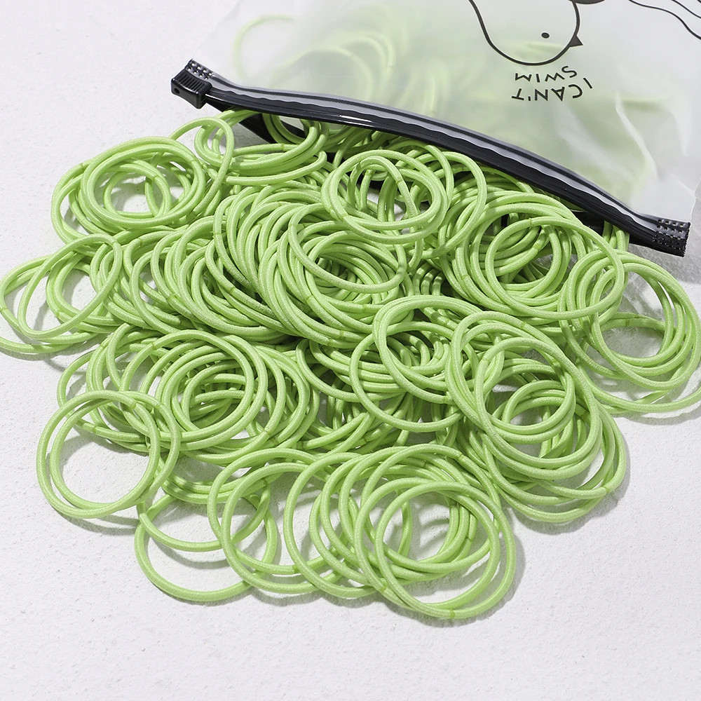 30/50/100 Pcs Girls Big Rubber Band Ponytail Holder Elastic Hair Bands Korean