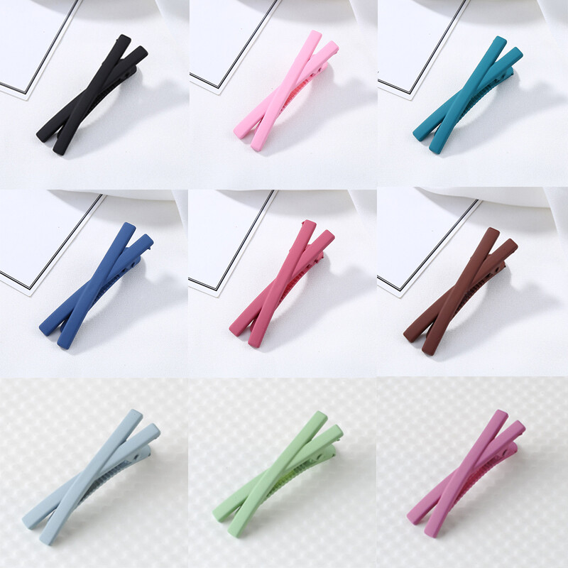 5x Matte Candy Color Bowknot Hairpins Hair Clip Barrettes Hair Accessory US