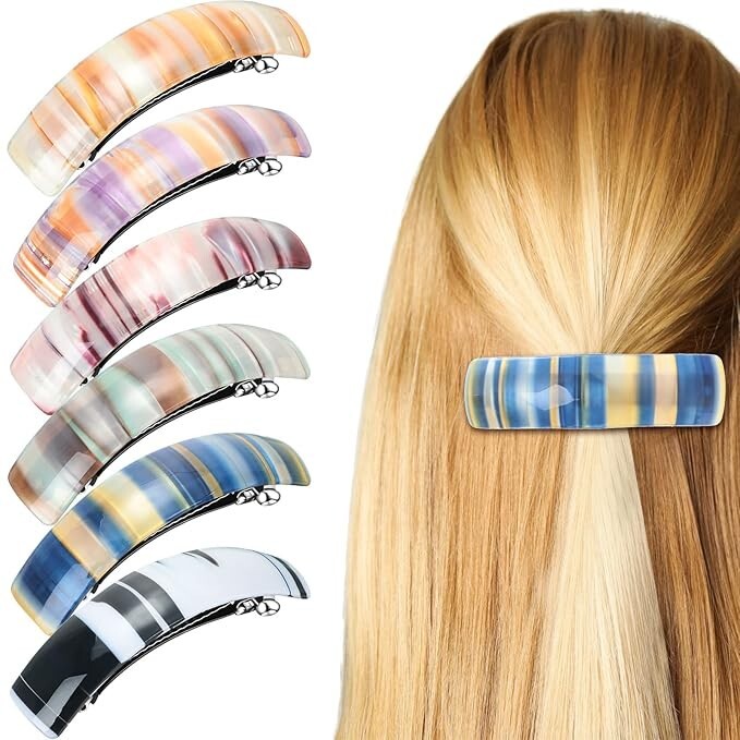 Willbond 6 pc Hair Barrettes Clip Set NEW