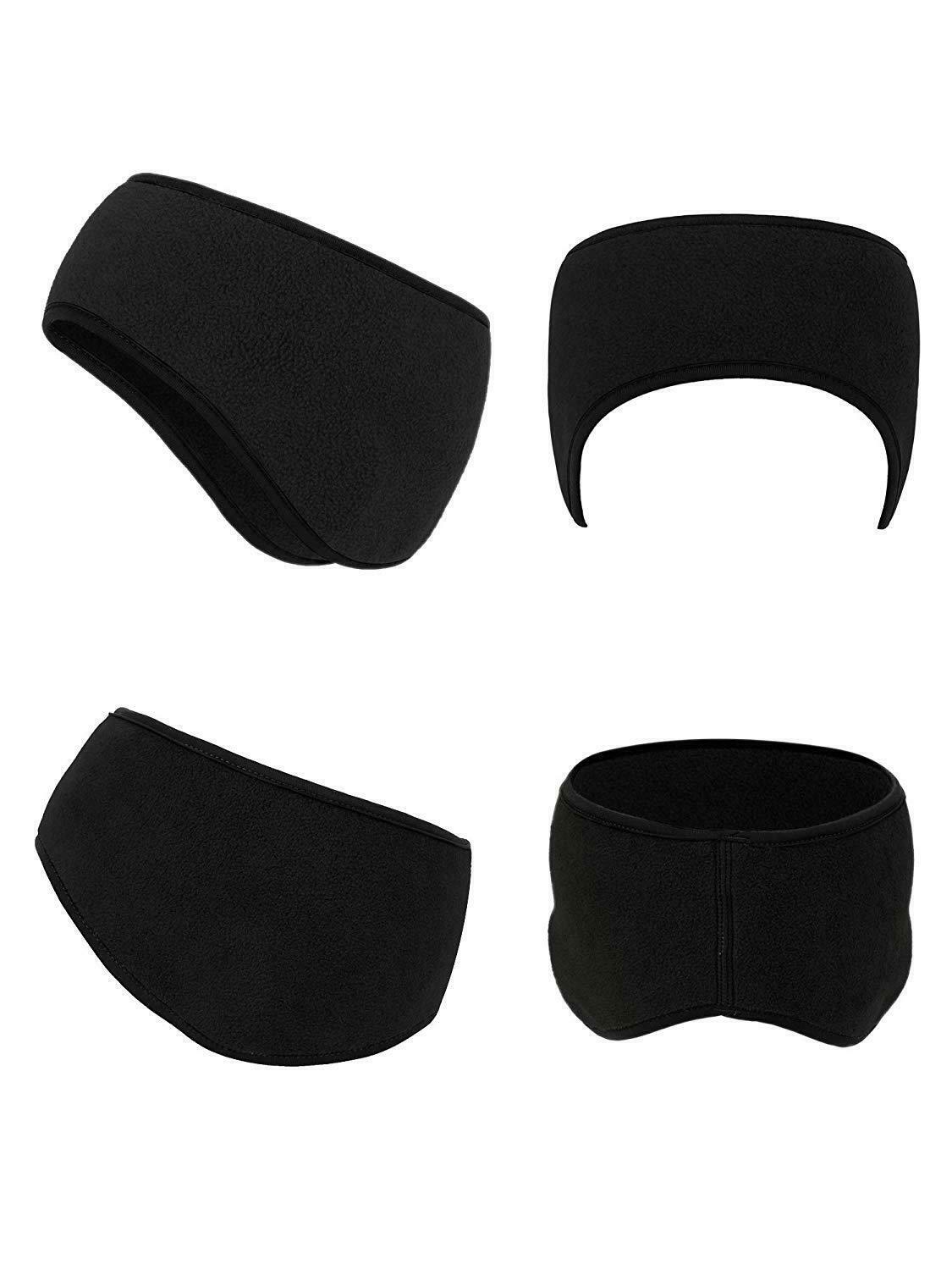 3Pack Winter Fleece Ear Cover Warmer Headband for Men Women Ear Muffs/Ear Band