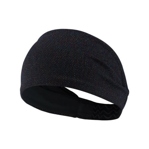 Moisture Wicking Sports Headband Sweat Band Elastic Wide Hair Band for Men Women