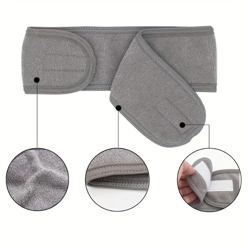 Soft Headband for Eyelash Extensions Makeup Spa Face Wash Adjustable Hair Band