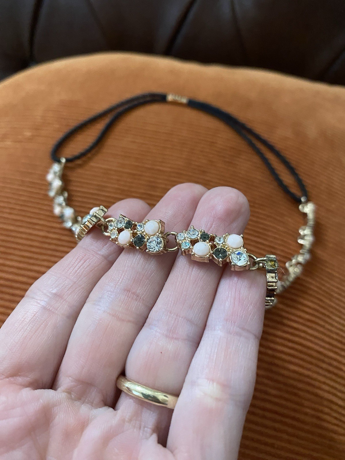 Decorative Stretch Headband Beads/Rhinestones