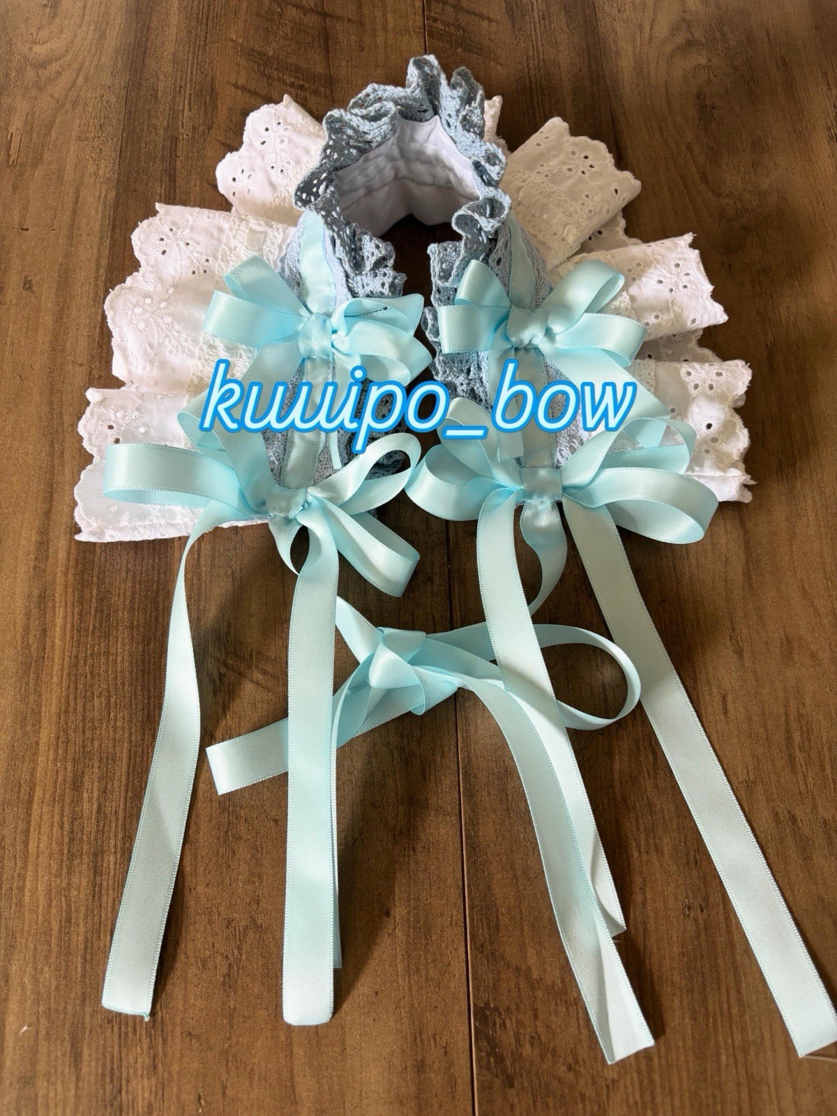 Lolita Accessories Lolita Headband Hair Accessories Bow Maid Headdress/blue & Wh
