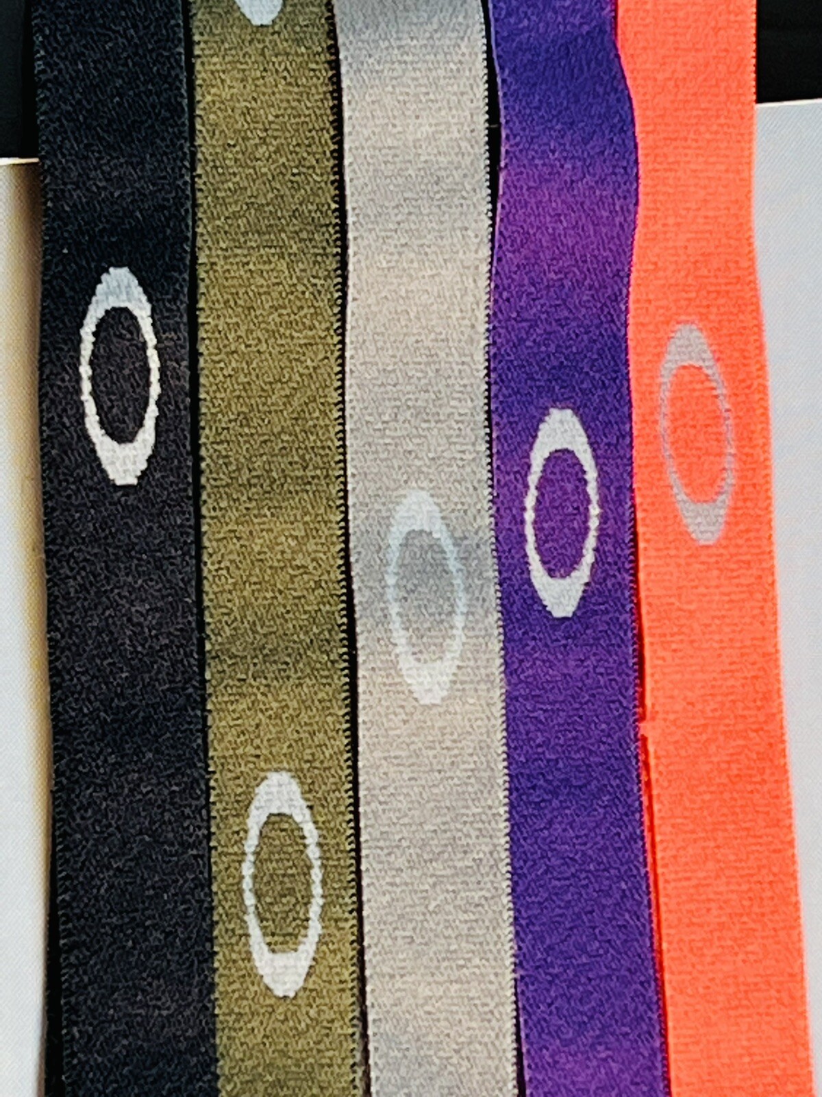 New Oakley 5 Pack Head Band Sweat Womens Gym Jogging Running Black Pink Purple