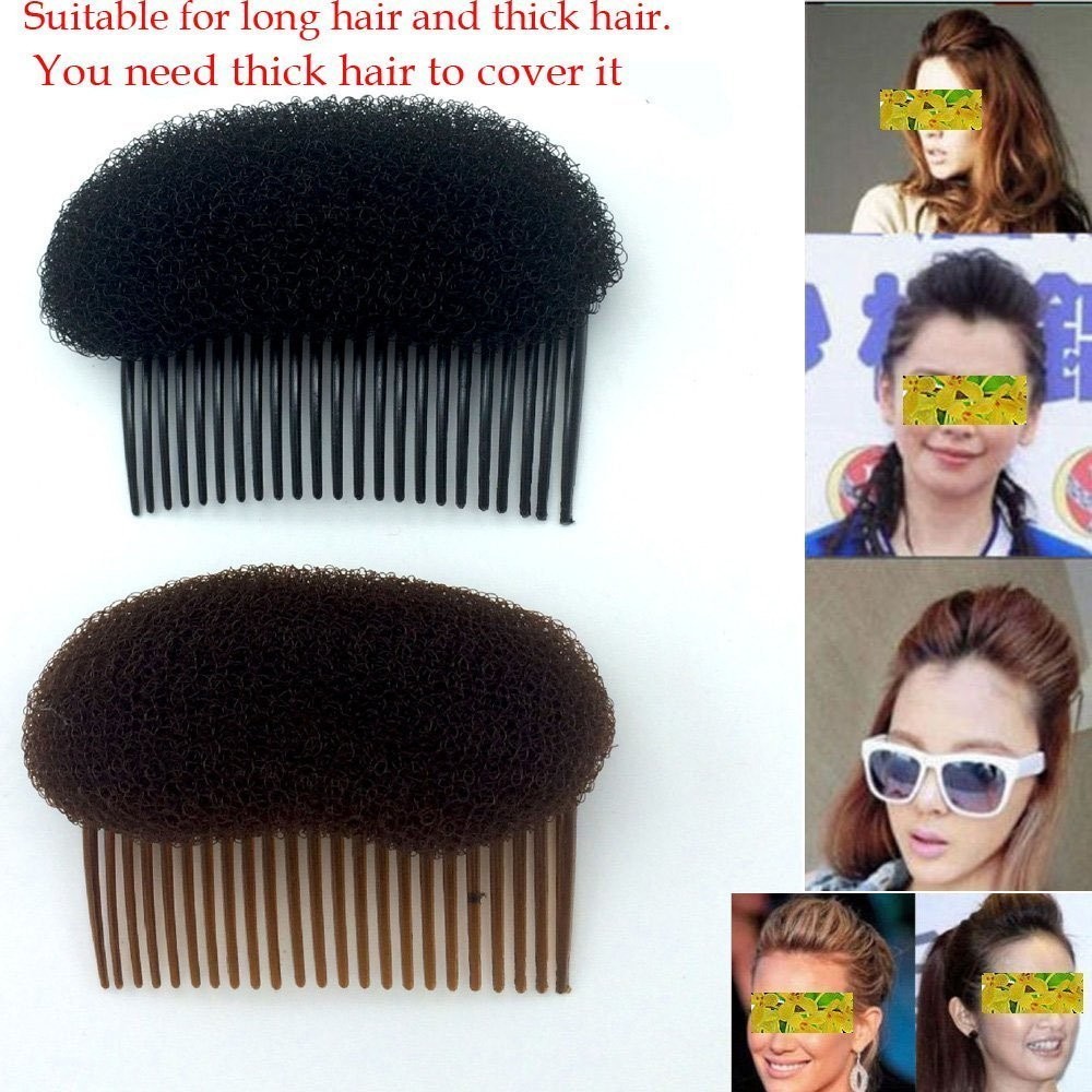 yueton Pack of 2 Women Lady Girl Hair Styling Clip Stick Bun Maker Braid Tool