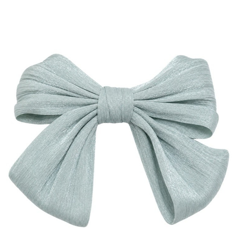 Satin Hair Bow Clip Elegant Hair Barrette For Girls And Women