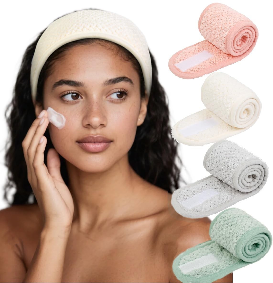 Skincare Headbands for Women Girls: Spa Headband for Washing Face Towel Hair …