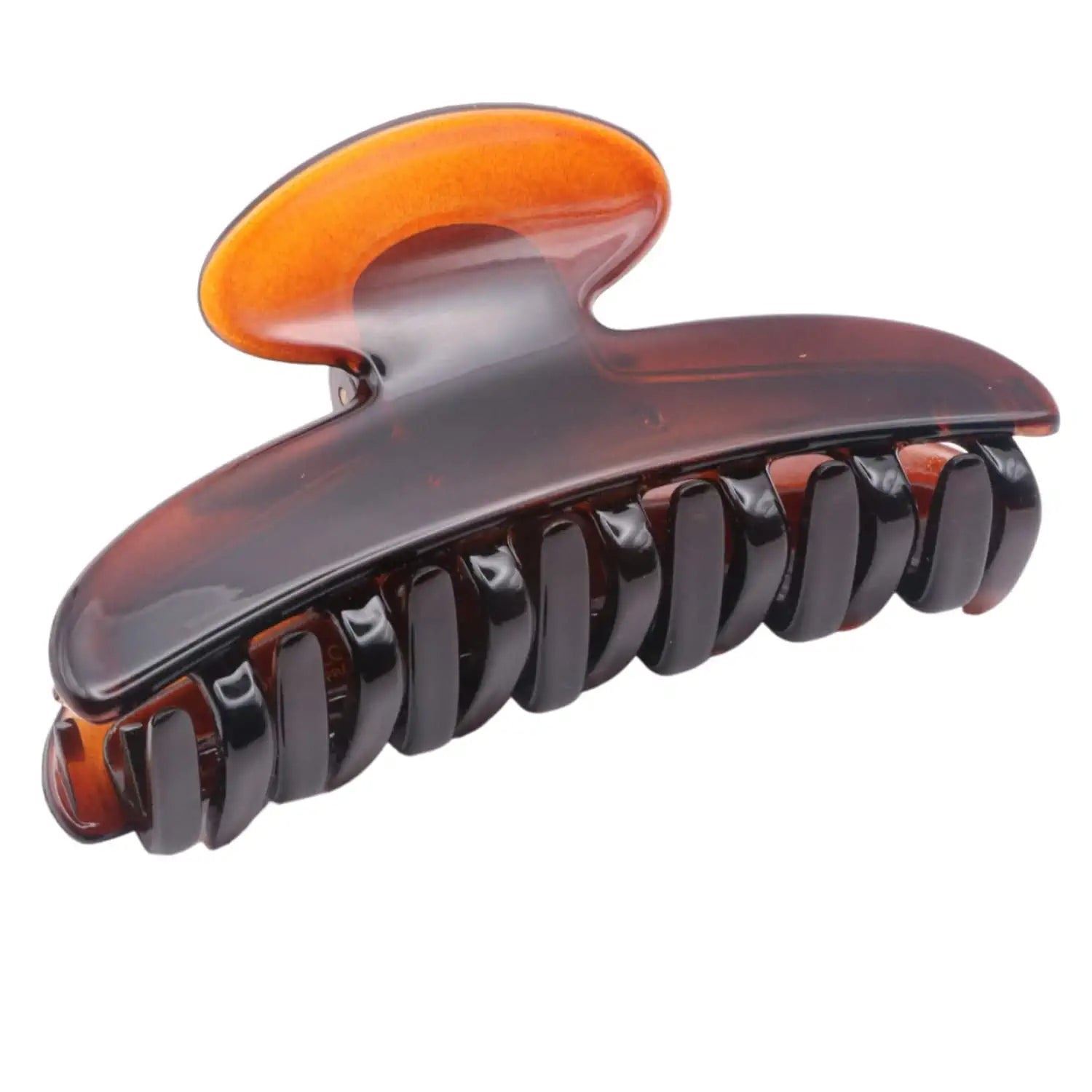 Parcelona French Glossy Oval Medium 3.5″ Cellulose No Slip Hair Claw for Women