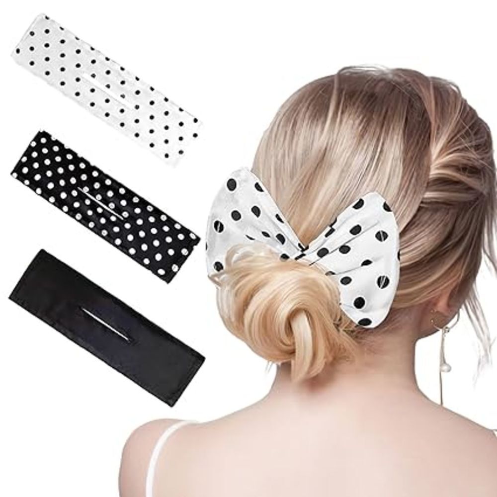 3 Pcs Bun Maker Donut Hair Bun Twister Hair Clips French Twist Hair Maker
