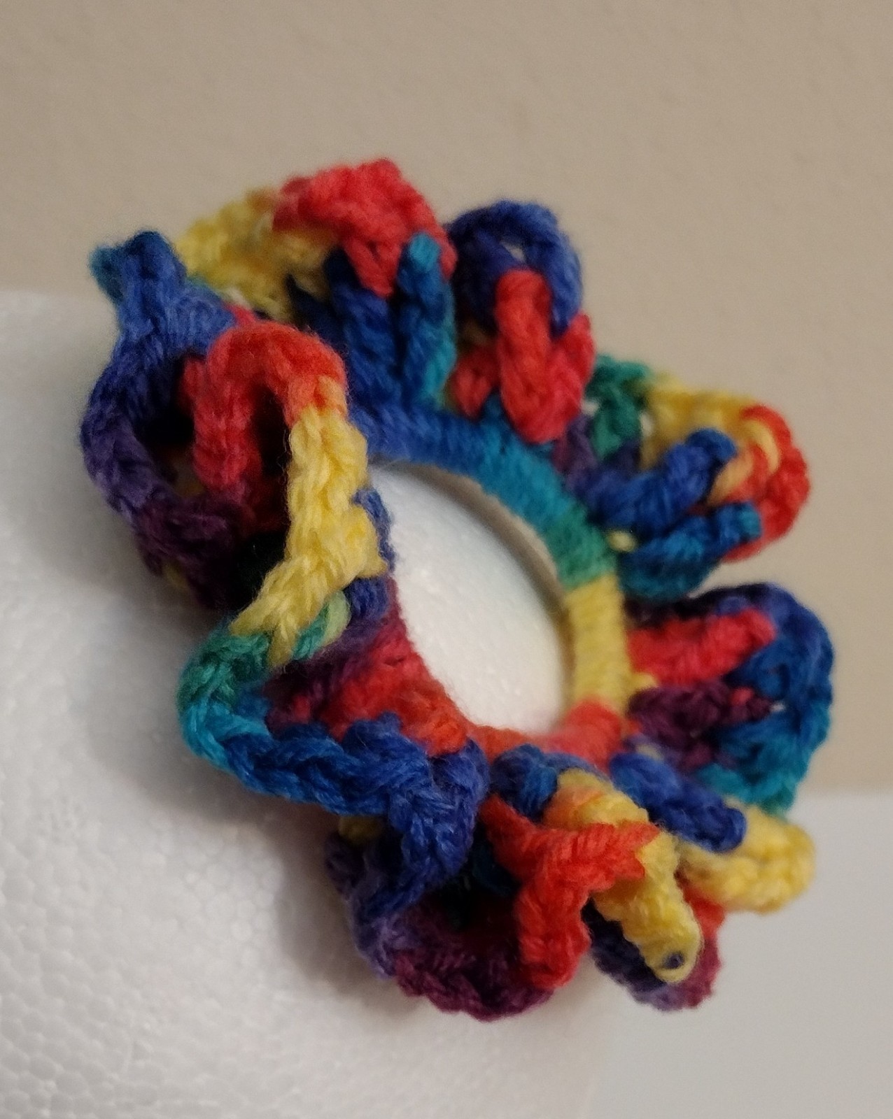 Hair Scrunchie Accessory Handmade Crochet, Various Colors