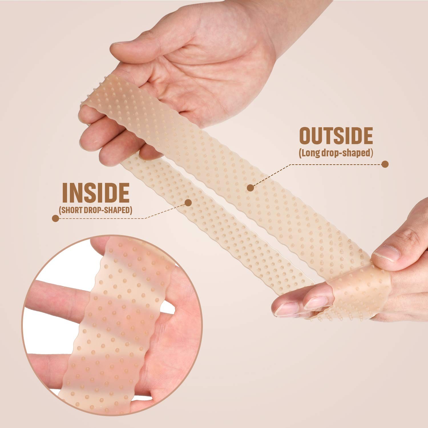 2 Pieces Silicone Wig Grip Band Adjustable Silicone Wig Headband Non Slip Strong