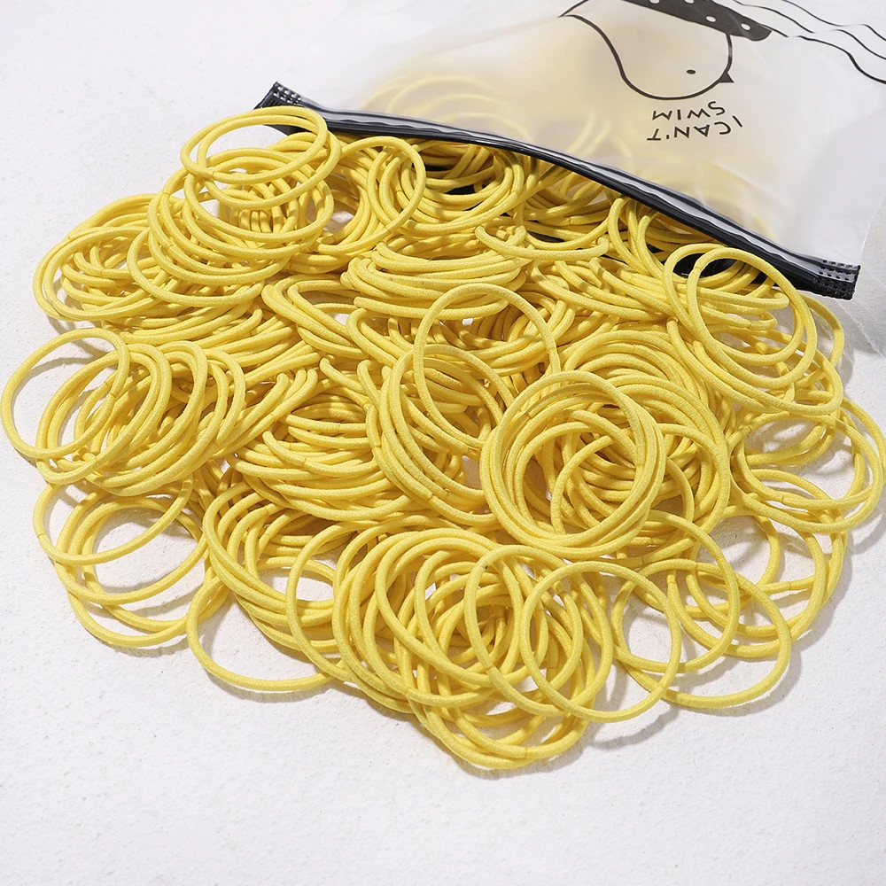 30/50/100 Pcs Girls Big Rubber Band Ponytail Holder Elastic Hair Bands Korean