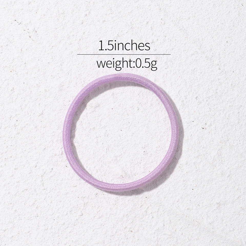 30/50/100 Pcs Girls Big Rubber Band Ponytail Holder Elastic Hair Bands Korean