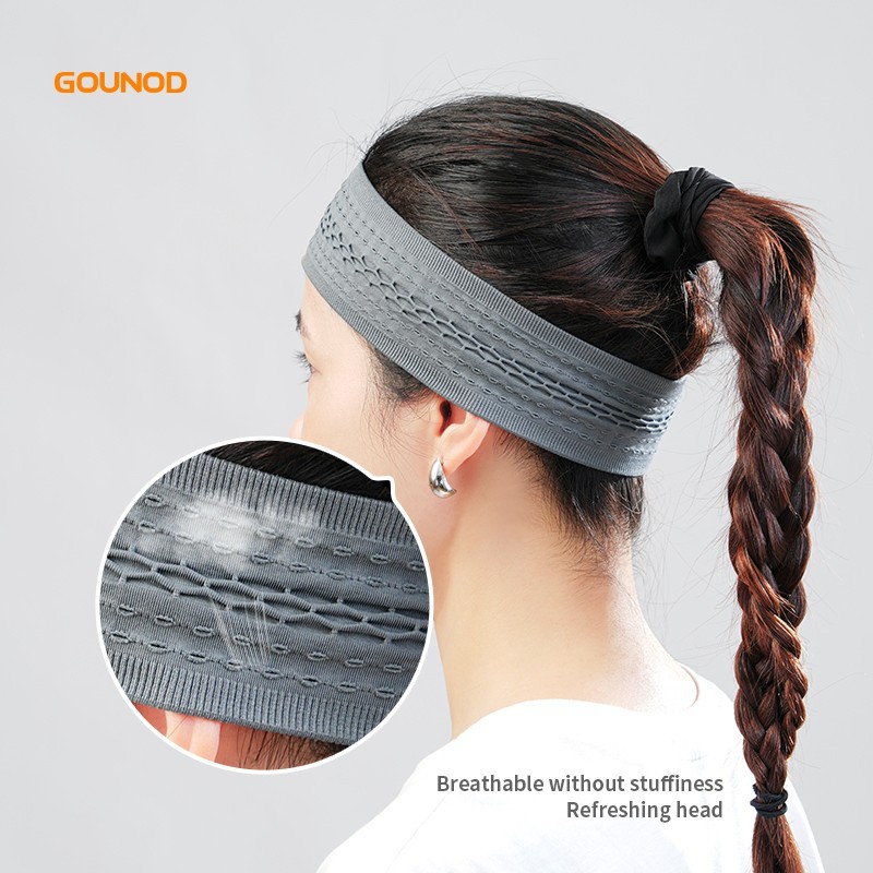 Sports Headband for Men Women Moisture Wicking Sweat Band Elastic Wide Hair Band