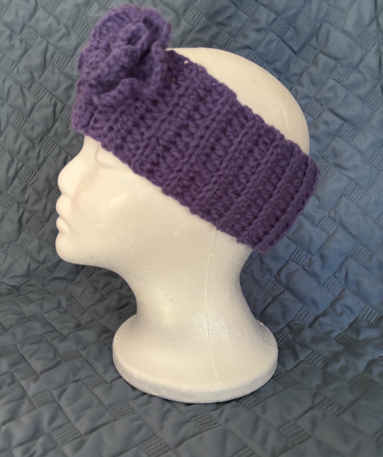 Headbands Ear Warmers Hairbands 2 Handmade Crochet 20″ Teen Adult Wide Stretch