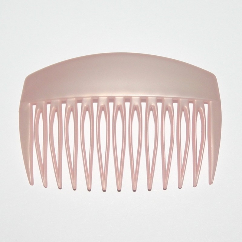 Women Hair Side Comb Matte Spring Pastel Plain Color Vintage New Made in France