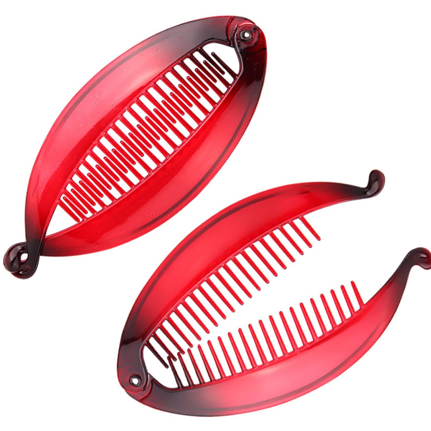 Fishtail Hair Clips and Clincher Tools for Thin Hair – Double Banana Combs for W