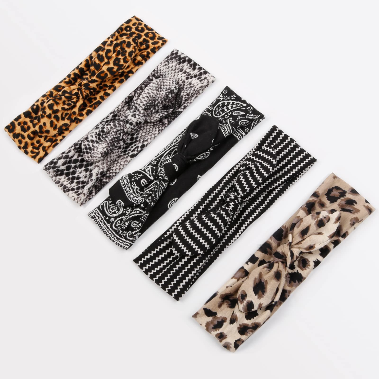Huachi 12 Pack Bow Headbands for 1 Count (Pack of 12), Classic Fashion Style
