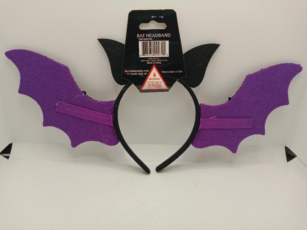 Happy Halloween Bat Headband