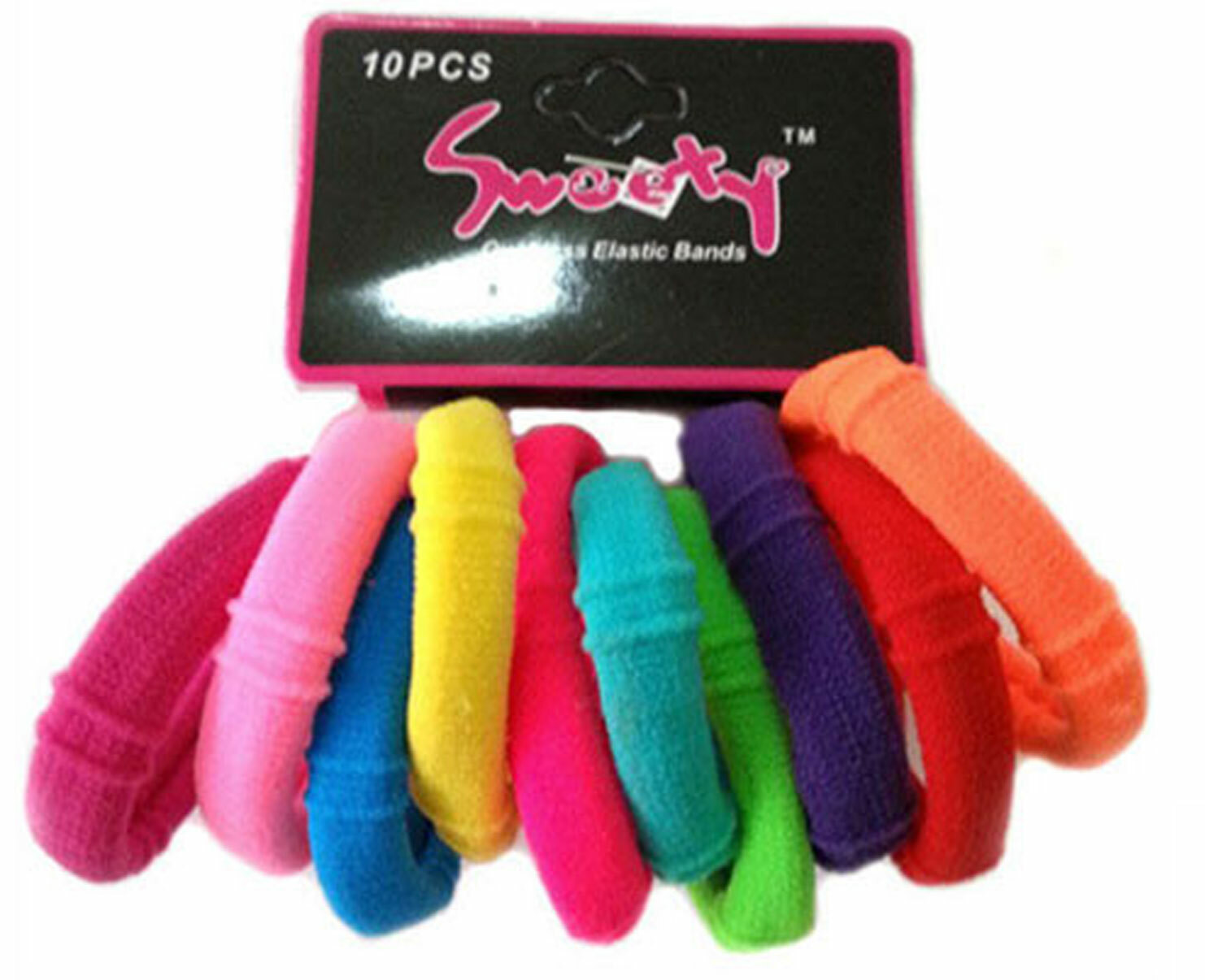 30 pcs Elastic Hair Ties Ponytail Rubber Bands Ponytail Scrunchies for Women