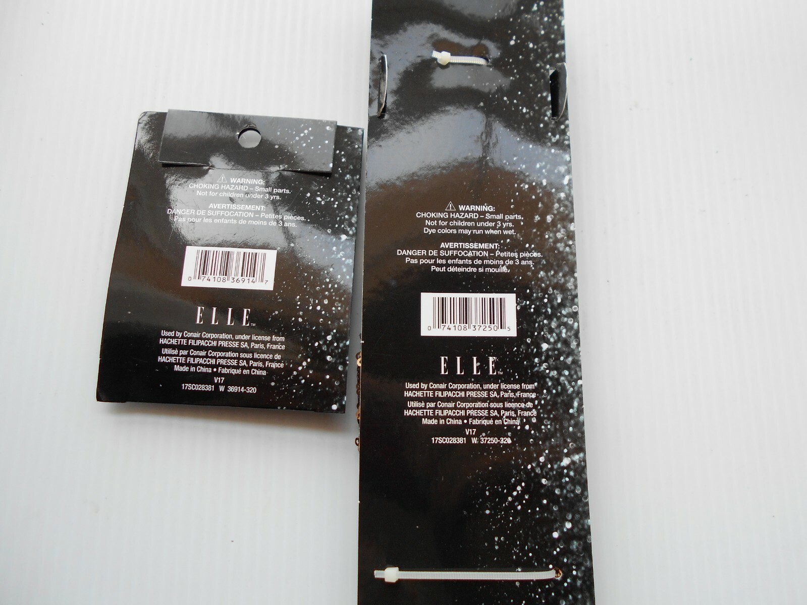 Elle Studio – 1 Sequined Headwrap and 4 Rhinestone Barrettes, NEW