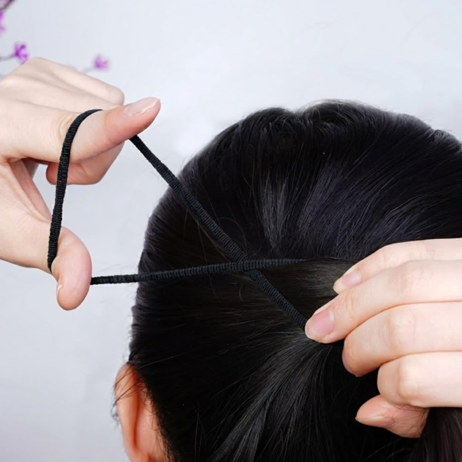 Women Elastic Hair Ties Seamless Hair Bands Ponytail Holders No Crease Damage US