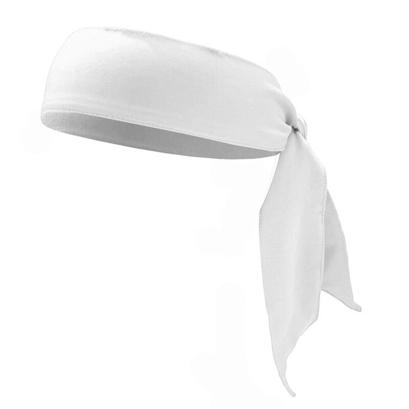 Head Tie Sports Headband Running Tennis Karate Fitness Stretch Sweatband