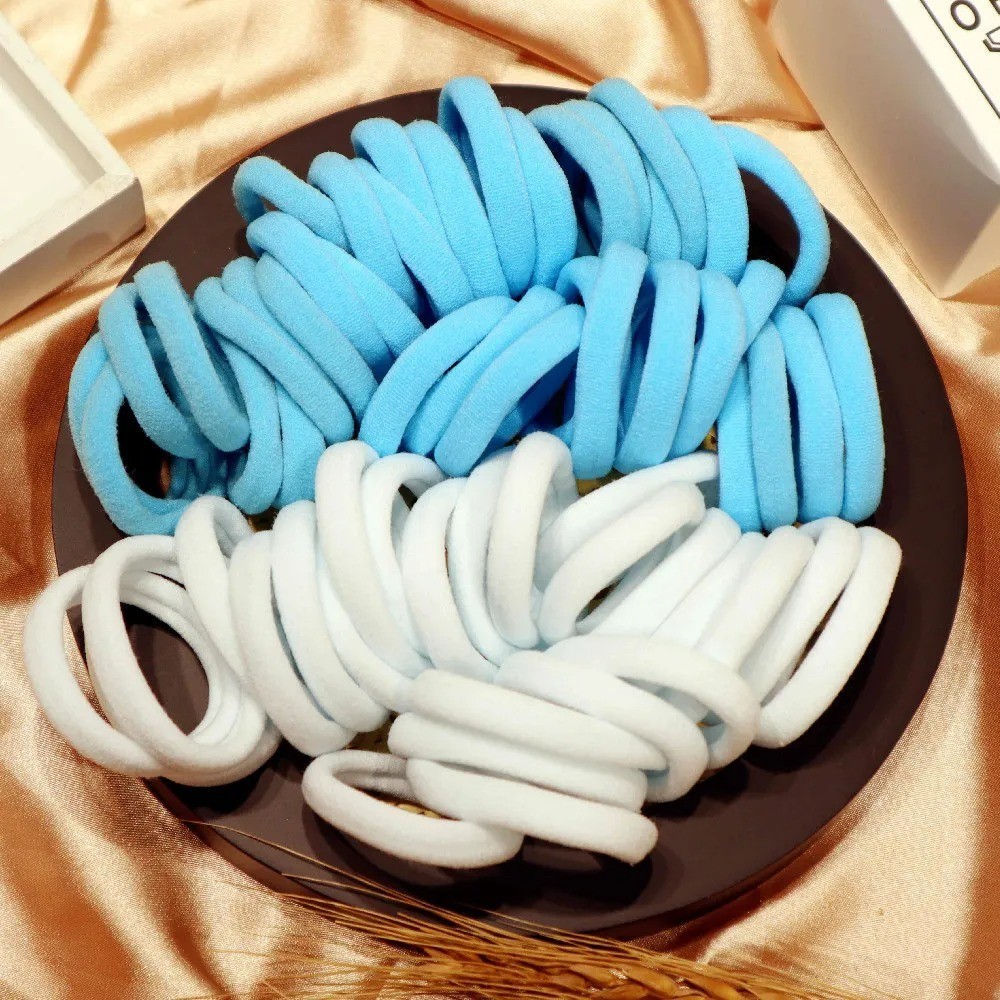 25-100X Women Girls Seamless Hair Band Ties Rope Ring Elastic Ponytail Holder US