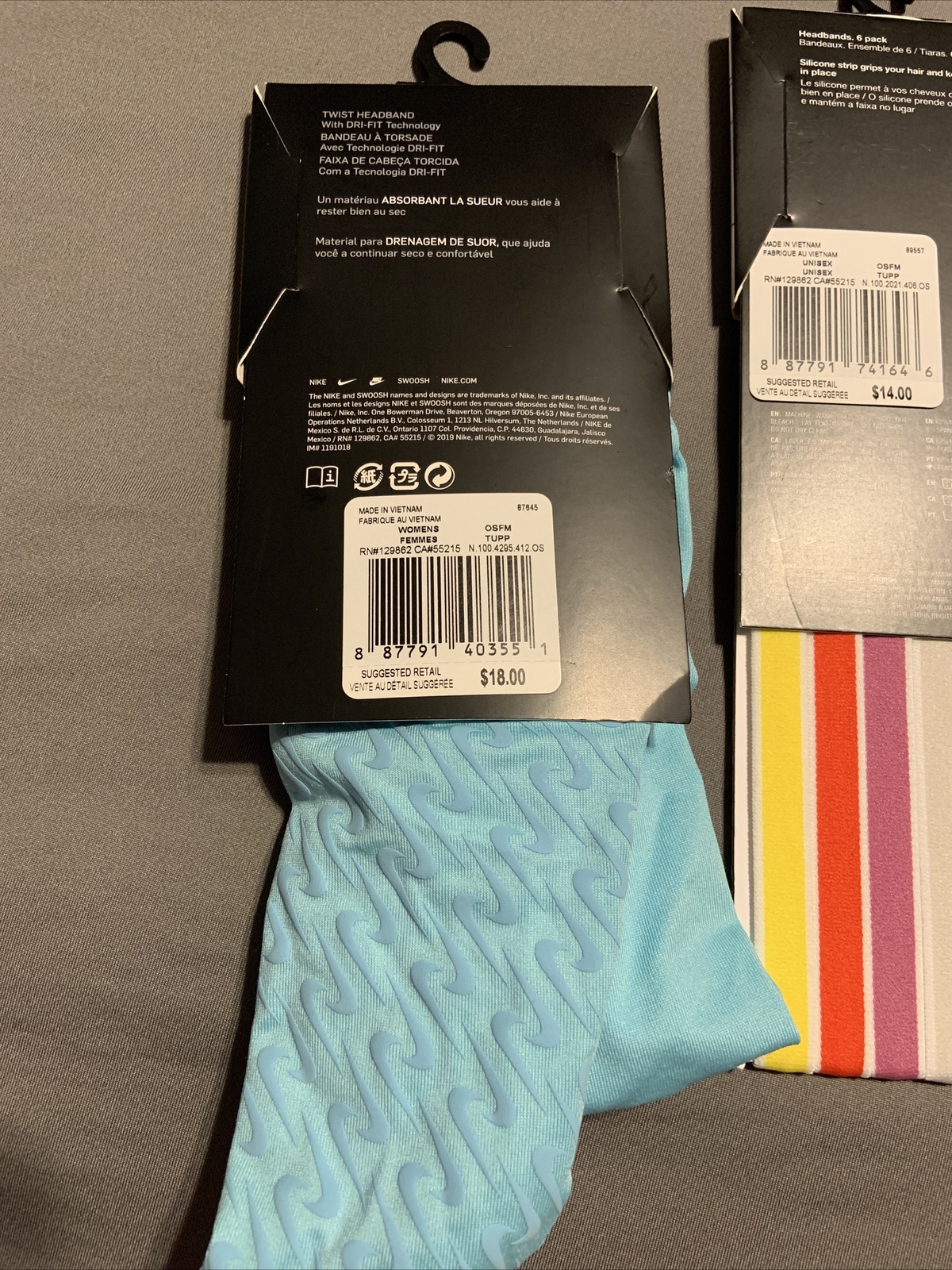 Nike Ladies Headband Set Of 7 Onesize