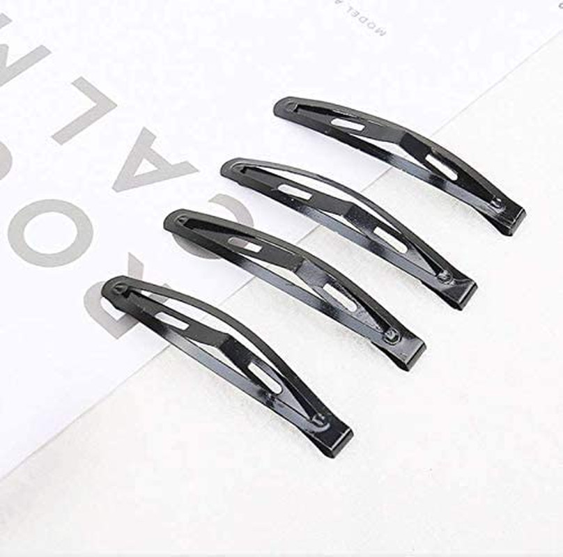 24 Pcs Large Metal Hair Snap Clips 2.36 Inch Long No-Slip Hair Clips Barrettes f