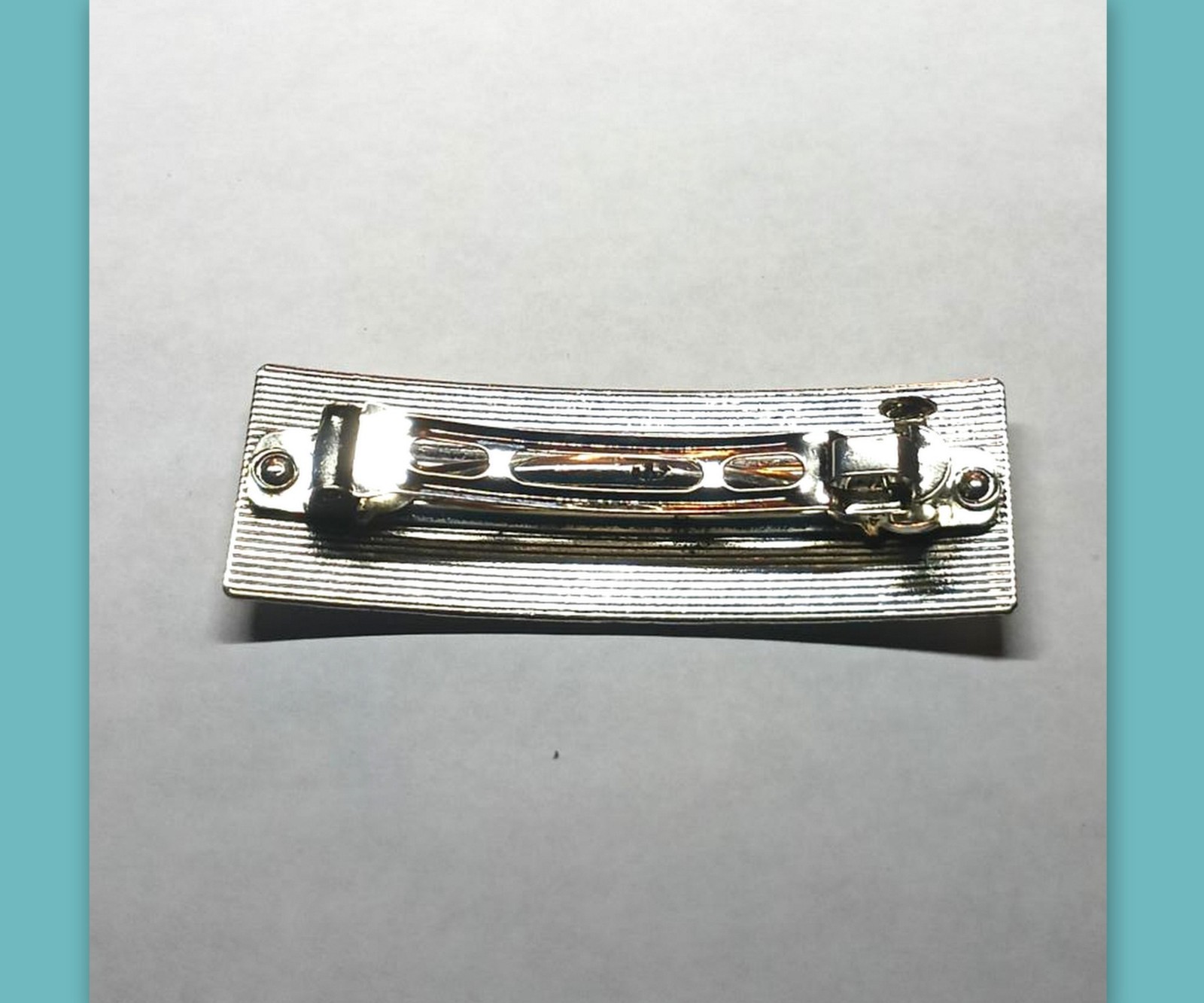 Celtic Hair French clasp Barrette Women Clip Unique Accessory metal silver knot