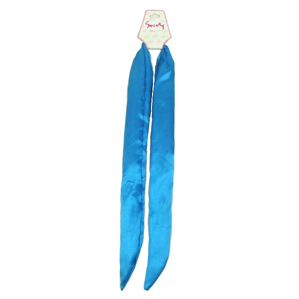 6 Pieces Satin Rabbit Ear Wire Headband Head wrap Solid Color