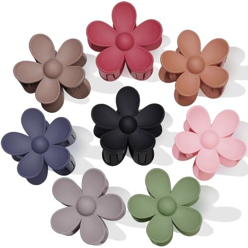 Flower Hair B：Khaki, Green, Orange, Dark blue,Red, Black, Pink, Dark purple